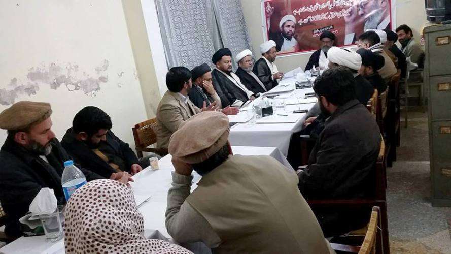 گلگت بلتستان کی صورتحال پر علامہ ساجد نقوی کی صحافیوں کے ساتھ نشست
