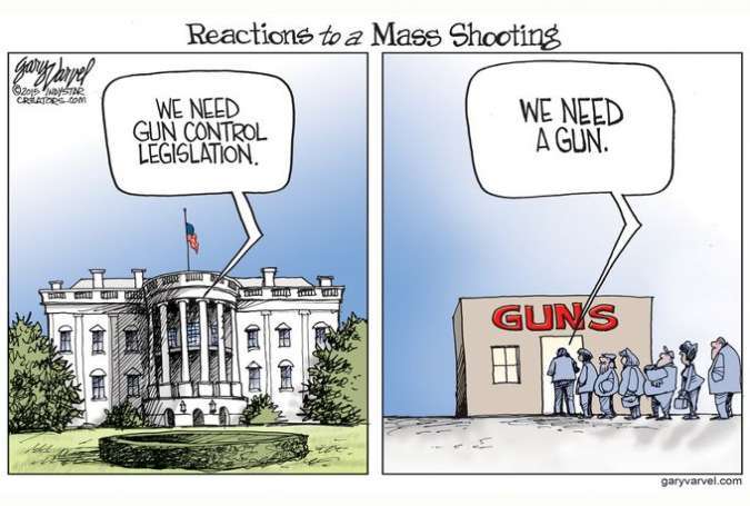 Reactions to a mass shooting