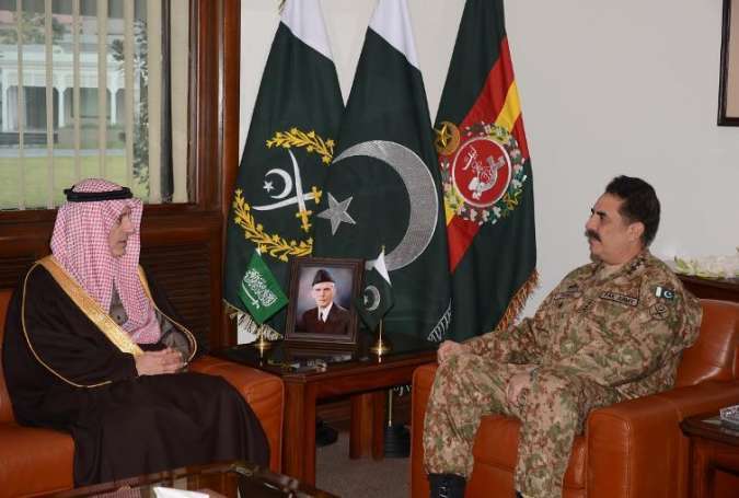 آرمی چیف جنرل راحیل شریف سے سعودی وزیر خارجہ کی ملاقات