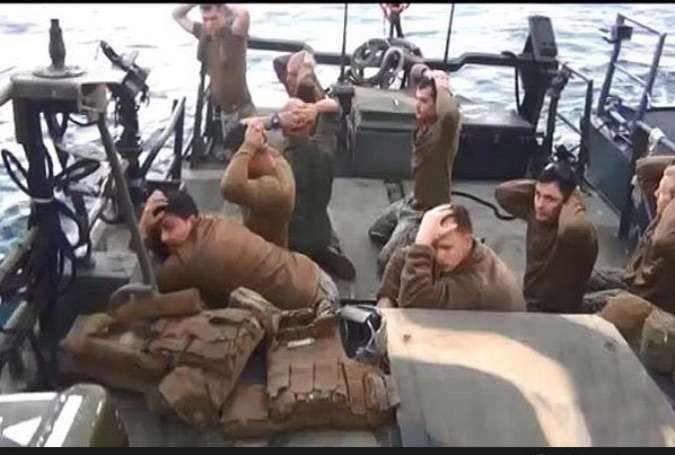 ایرانی سمندری حدود میں داخل ہونیوالے امریکی فوجیوں کو معذرت خواہی کے بعد رہا کر دیا گیا