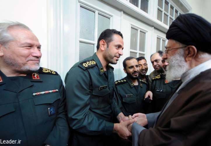 تہران، رہبر انقلاب اسلامی سے امریکی فوجیوں کو گرفتار کرنیوالے سپاہ پاسداران کے اہلکاروں کی ملاقات