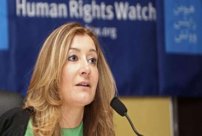 Sarah Leah Whitson, the Middle East director at Human Rights Watch