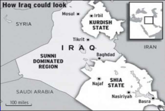 توطئه خطرناک آمريکا در بغداد/ تجزيه عراق در قبال مهار داعش!