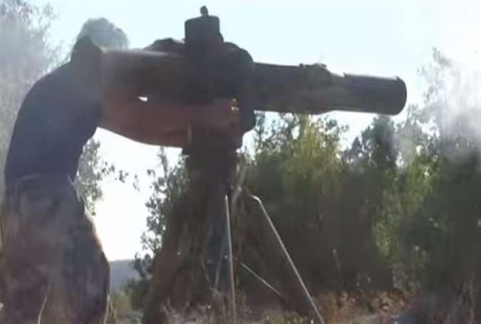 A so-called Free Syrian Army militant operating a US-made TOW missile launcher in Syria