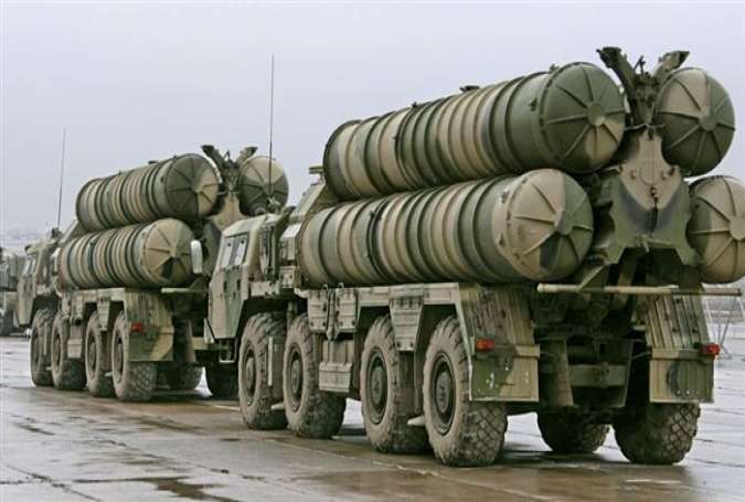 An S-300 Favorit air defense system at the Alabino Training Range near Moscow.