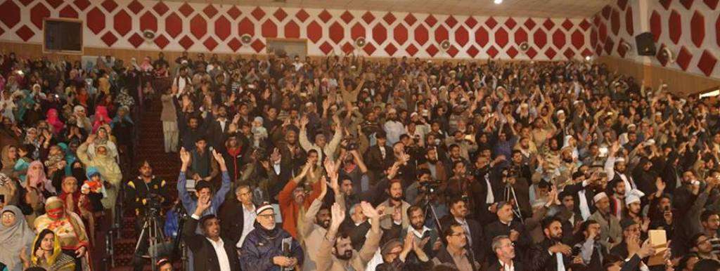 عوامی تحریک یوتھ ونگ کی طرف سے راولپنڈی میں ضرب امن دسخطی مہم کی تقریب