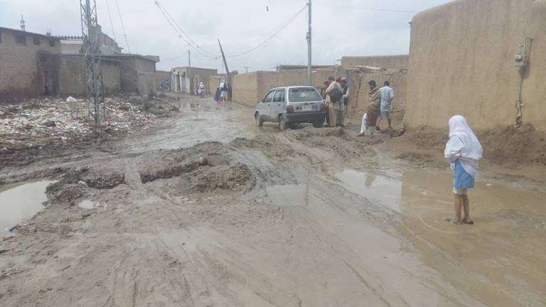 حالیہ بارشوں کے بعد بلوچستان کے مختلف علاقوں کی منظر کشی