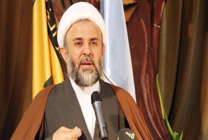 Sheikh Nabil Qaouk, the head of the Hezbollah executive council