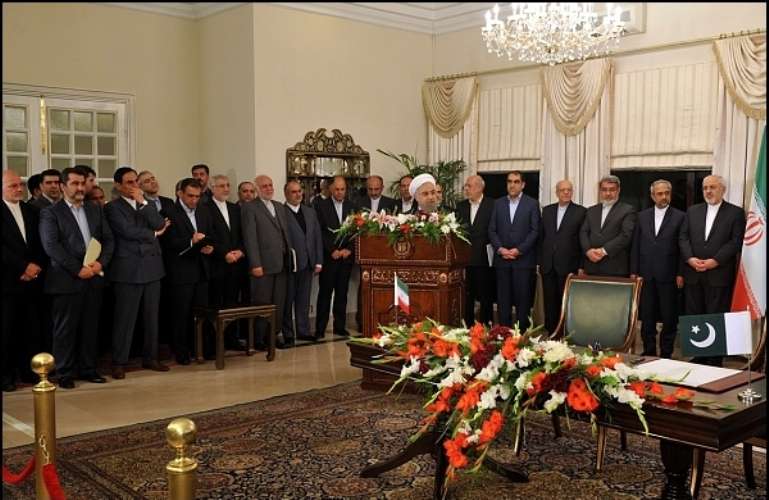 مشترکہ پریس کانفرنس سے ایرانی صدر کا خطاب