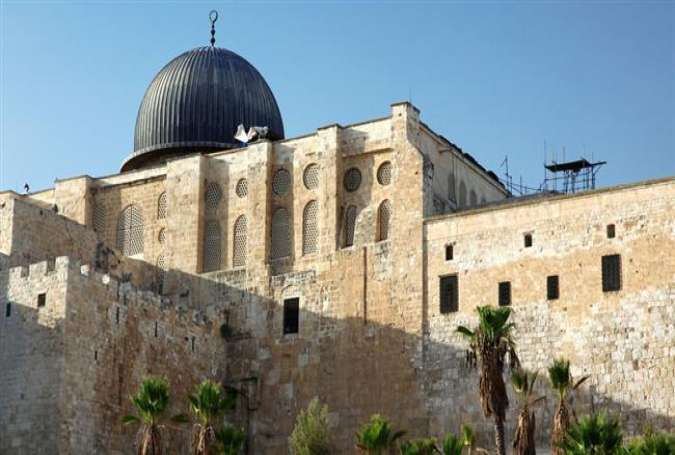 The al-Aqsa Mosque in East al-Quds (Jerusalem).