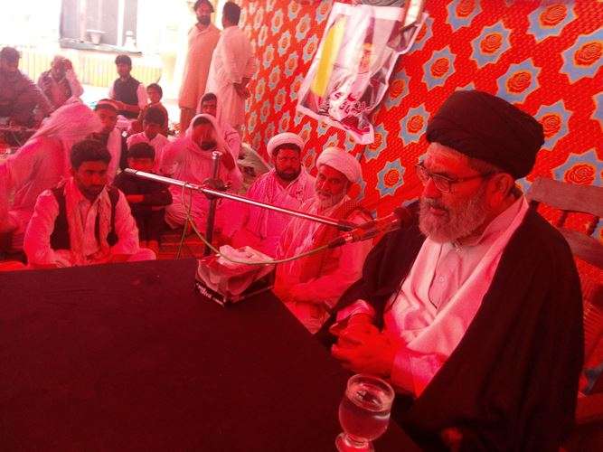کوٹلی امام حسین (ع) میں دو روزہ تبلیغی اجتماع کی اختتامی نشست کے مناظر