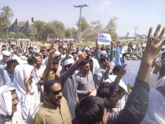 کوٹلی امام حسین ڈی آئی خان میں شیعہ ٹارگٹ کلنگ کیخلاف احتجاجی مظاہرہ