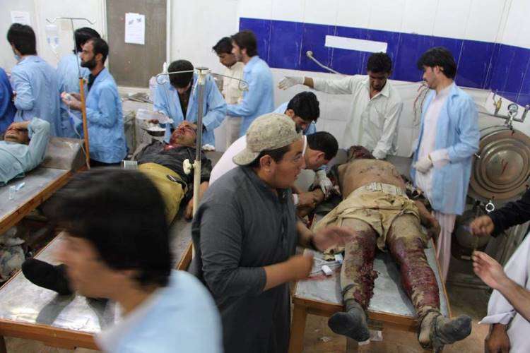 بلوچستان یونیورسٹی دھماکے کے زخمی ہسپتال میں