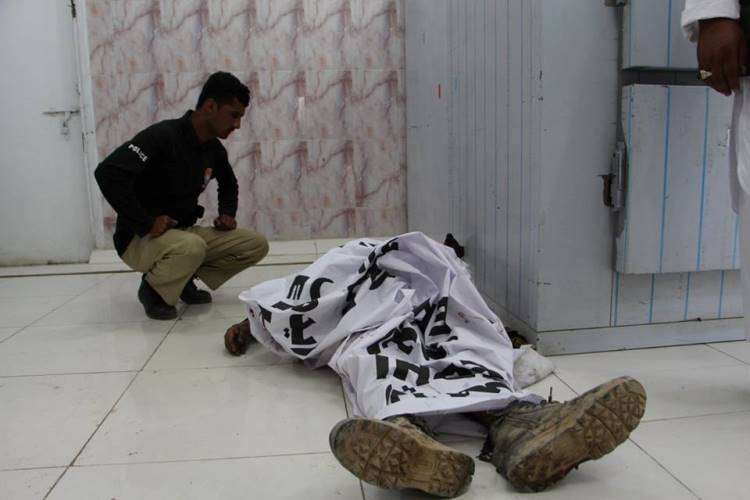 بلوچستان یونیورسٹی دھماکے میں جاں بحق پولیس اہلکار ہسپتال میں