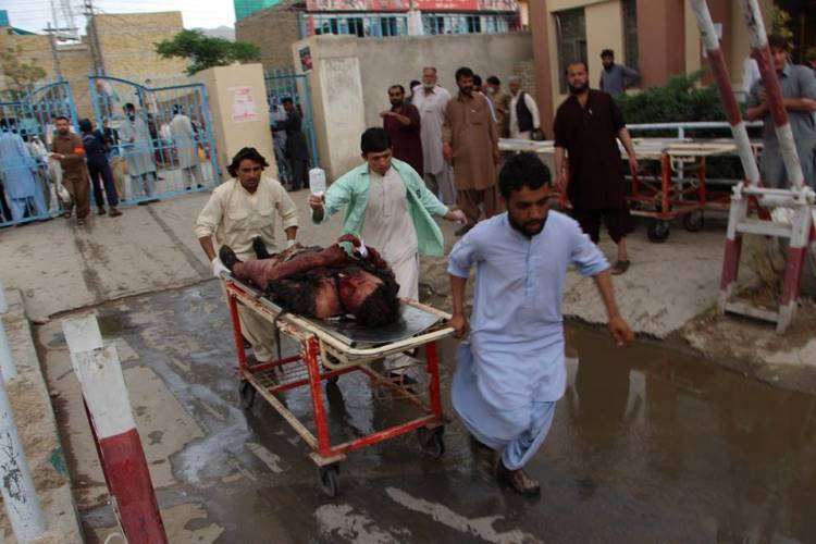 بلوچستان یونیورسٹی دھماکے کے زخمی ہسپتال میں