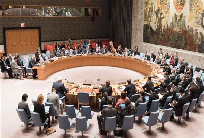 A wide view of the United Nations Security Council meeting on the situation in Syria on February 24, 2016 at the UN in New York.