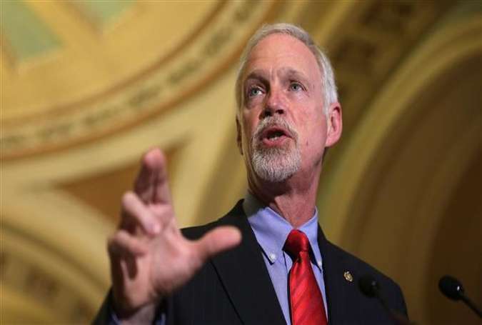 US Senator Ron Johnson (R-WI) speaks during a news conference on December 17, 2015 on Capitol Hill in Washington, DC.