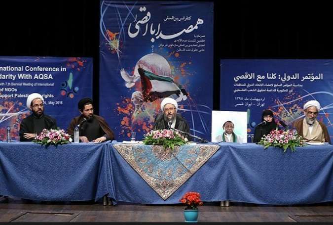 مظلوم فلسطینی عوام سے اظہار یکجہتی کیلئے تہران میں بین الاقوامی الاقصٰی کانفرنس کا انعقاد