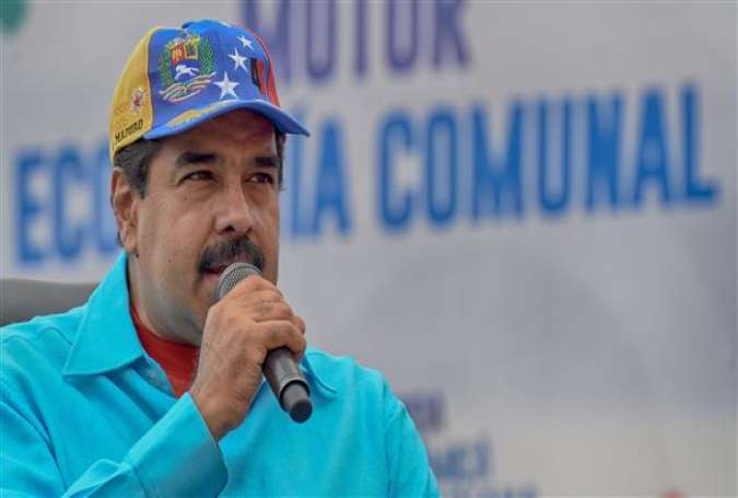 Venezuelan President Nicolas Maduro speaks at a rally in Caracas, May 14, 2016.