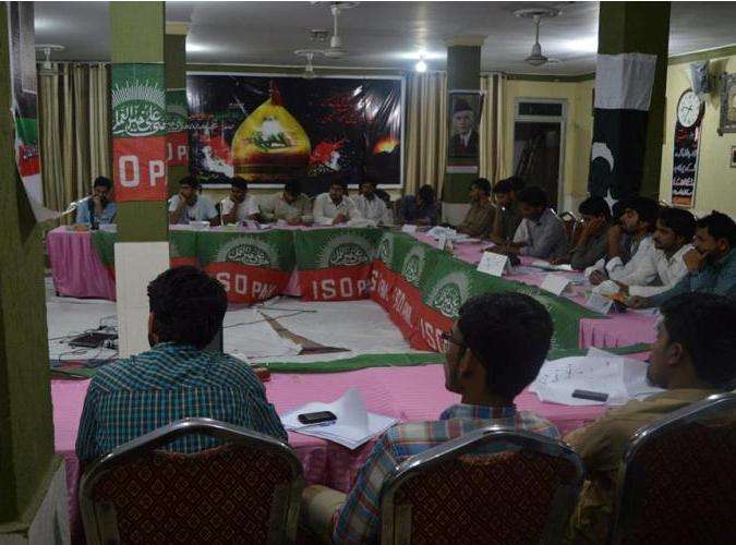سیالکوٹ، امامیہ اسٹوڈنٹس آرگنائزیشن پاکستان کی مجلس عاملہ کے تیسرے اجلاس کی تصاویر