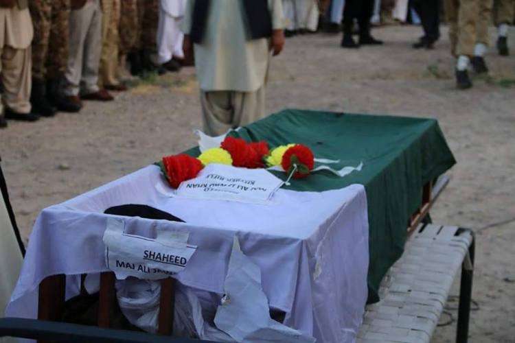 کوئٹہ، میجر جواد علی چنگیزی کی نماز جنازہ مناظر