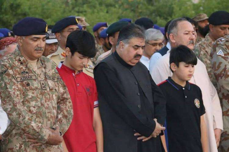 کوئٹہ، میجر جواد علی چنگیزی کی نماز جنازہ مناظر