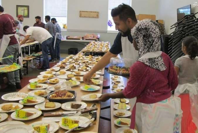 اطعام گرسنگان آمریکایی به وسیله روزه‌داران مسلمان