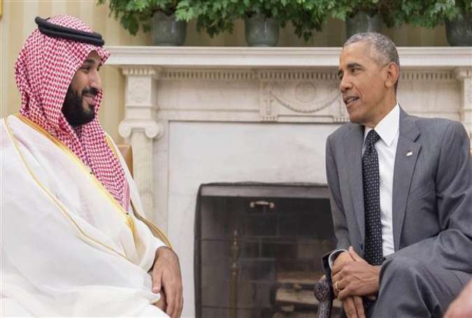 A handout picture provided by the Saudi Royal Palace on June 17, 2016 shows Deputy Crown Prince Mohammed bin Salman (L) meeting with US President Barack Obama in Washington.