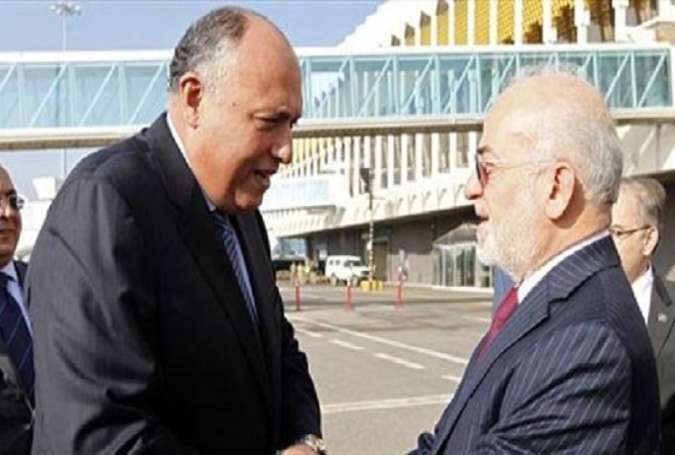 دیدار وزیر خارجه ی مصر با مقامات بلندپایه ی عراقی در بغداد