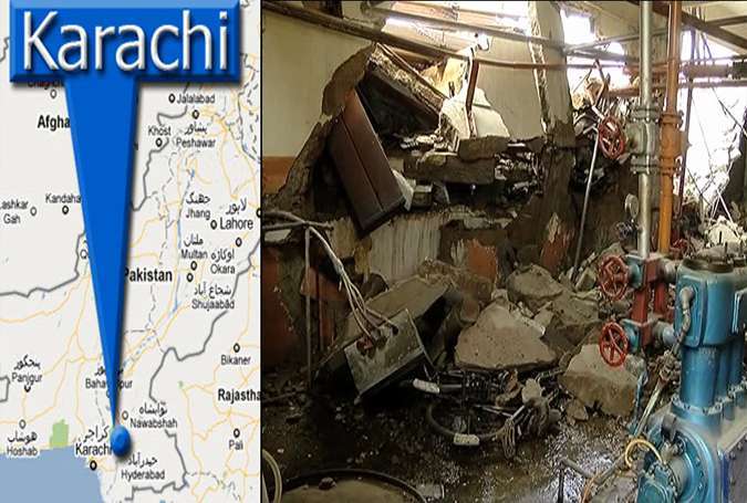 کراچی میں بوائلر پھٹنے سے کارخانے کی چھت گر گئی، 5 افراد جاں بحق