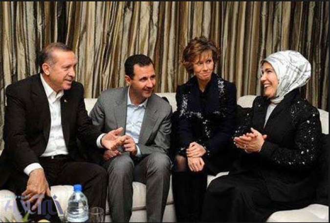 اردوغان در مسجد اموی با اسد نماز می‌خواند؟