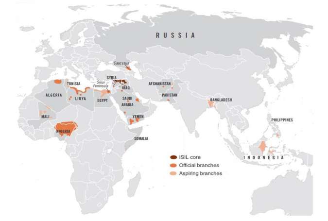 Countries Where ISIS Is Active Tripled since Onset of US-Led Coalition Op in 2014