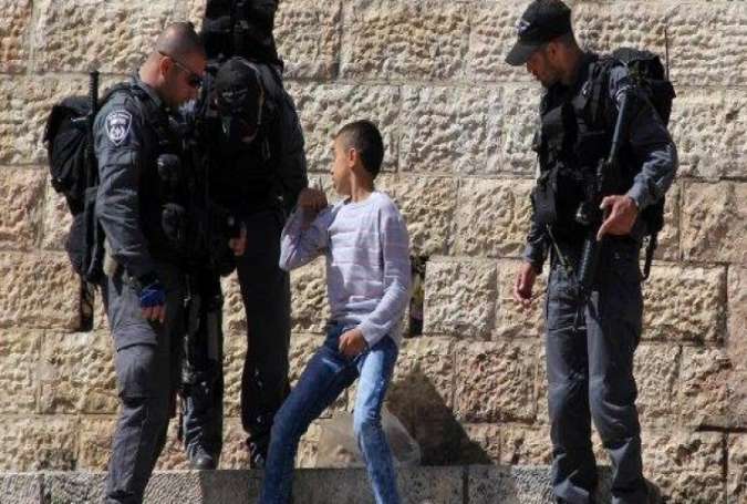 دستگیری 2320 کودک و نوجوان فلسطینی از انتفاضه ی قدس تاکنون