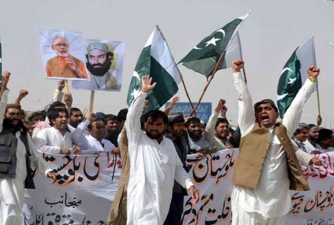 بلوچستان کے مختلف شہروں میں نریندر مودی کیخلاف احتجاج