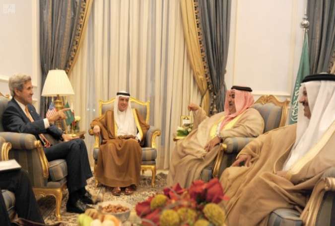 دیدار وزیران خارجه ی عربستان، آمریکا و بحرین در جده