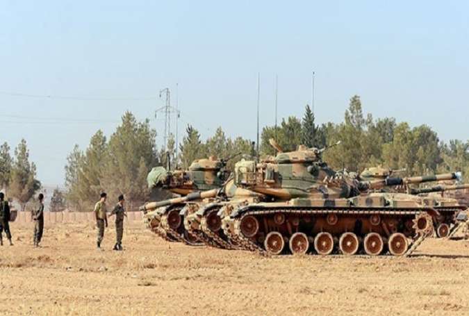 افزایش ورود تانک های ترکیه ای به خاک سوریه