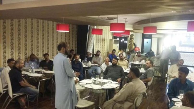 لاہور دھرنے کے سلسلے میں رابطہ عوام مہم