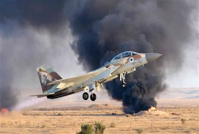 An Israeli F-15 fighter jet