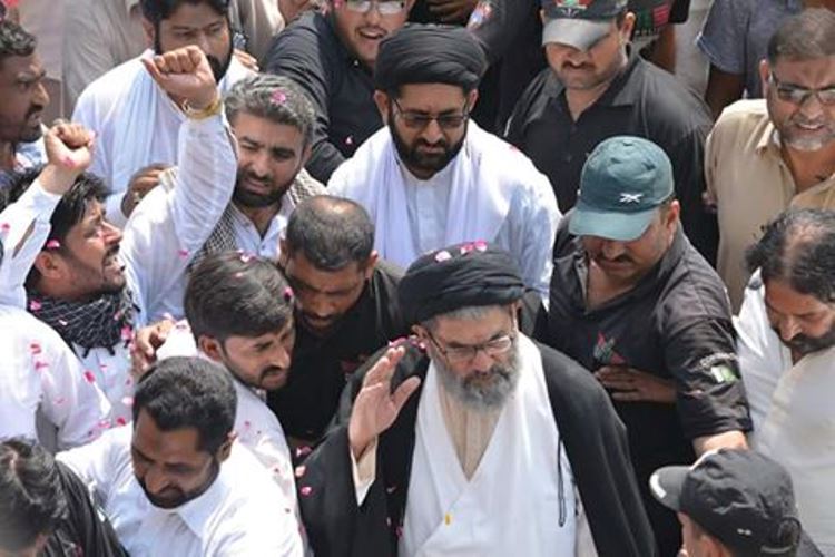 شیعہ علما کونسل پاکستان کے سربراہ علامہ ساجد علی نقوی کی سرگودہا آمد پر استقبال کی تصاویر