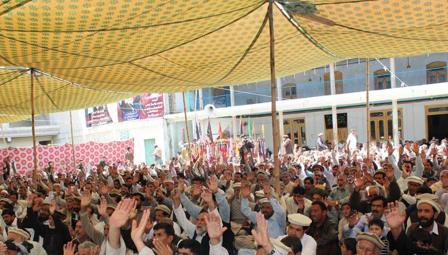 پاراچنار، جش عید غدیر کے جلسے میں عوام کی بھر پور شرکت
