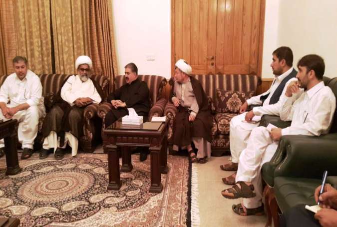 علامہ ناصر عباس کی وزیراعلٰی بلوچستان سے ملاقات، ثناءاللہ زہری کی زائرین کے مسائل حل کرنیکی یقین دہانی
