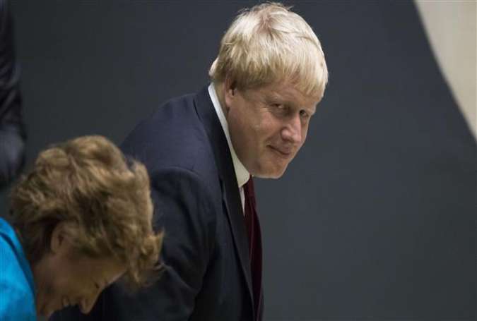 British Foreign Secretary Boris Johnson attends the United Nations General Assembly at the UN headquarters in New York City, September 20, 2016.