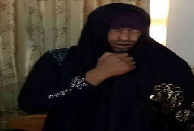 یک سرکرده ی داعش در حال فرار با لباس زنانه درعراق دستگیر شد