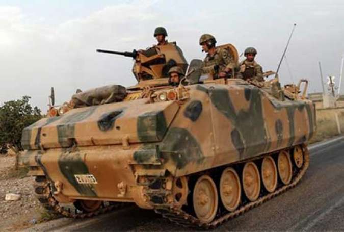 ترک افواج کی شام میں داعش کیخلاف کارروائی، 23 دہشت گرد ہلاک