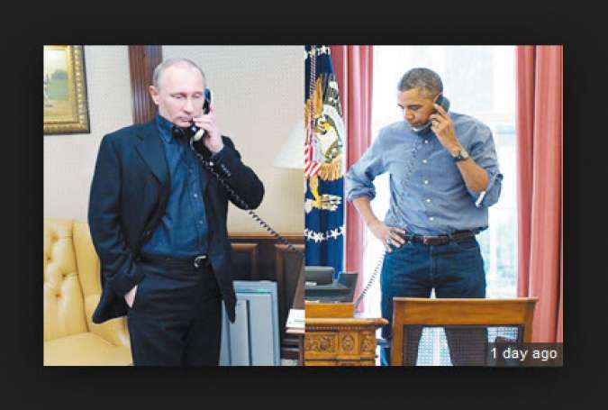 تنزل روابط امريكا و روسيه به «تلفن قرمز»
