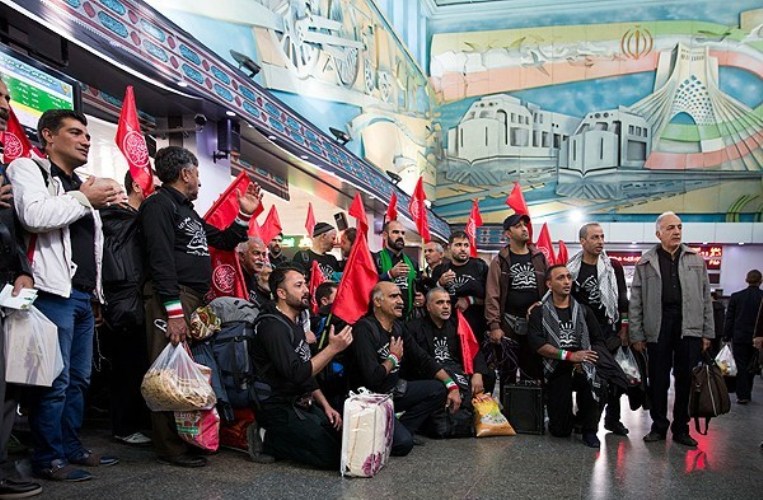 زائرین اربعین حسینی کی خدمت کے لیے تہران سے کربلا تک ٹرین کی سہولت