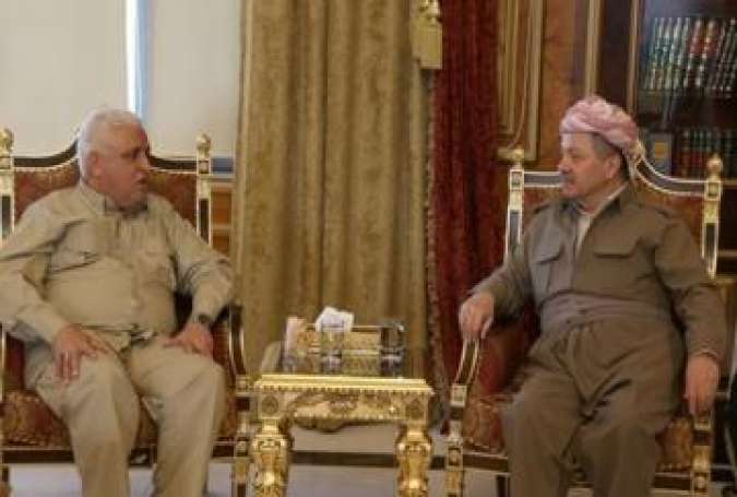 رایزنی رئیس منطقه ی خودمختار کردستان با مشاور امنیت ملی عراق