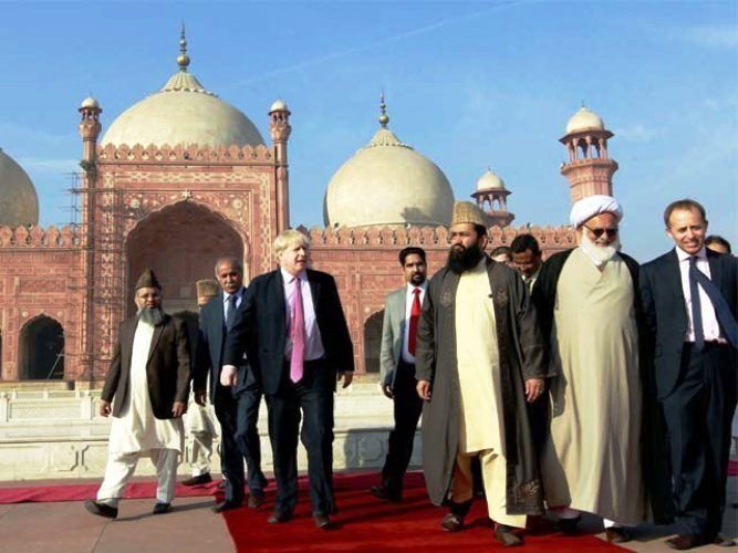برطانوی وزیر خارجہ بورس جانسن کا دورہ لاہور