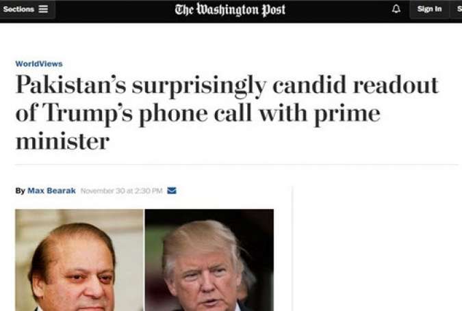 لحن عجیب ترامپ در گفت‌وگو با نخست‌وزیر پاکستان