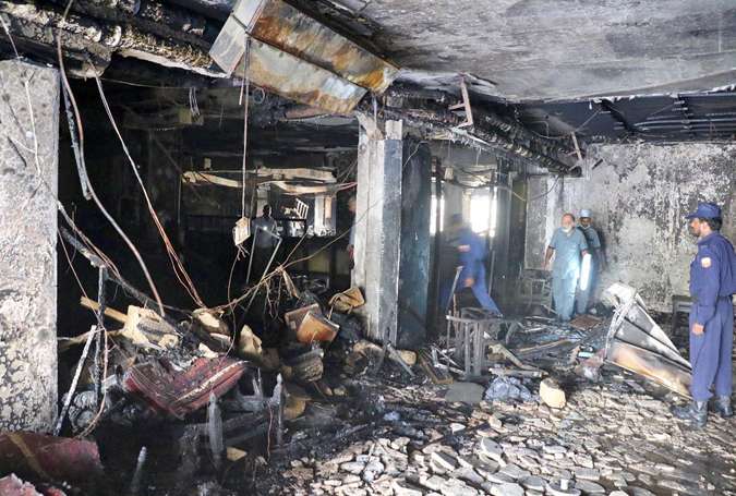 کراچی آتشزدگی، ہوٹل میں فائر سسٹم ناکارہ ہونے کا انکشاف